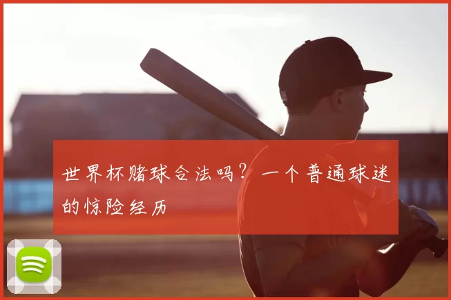世界杯赌球合法吗?一个普通球迷的惊险经历