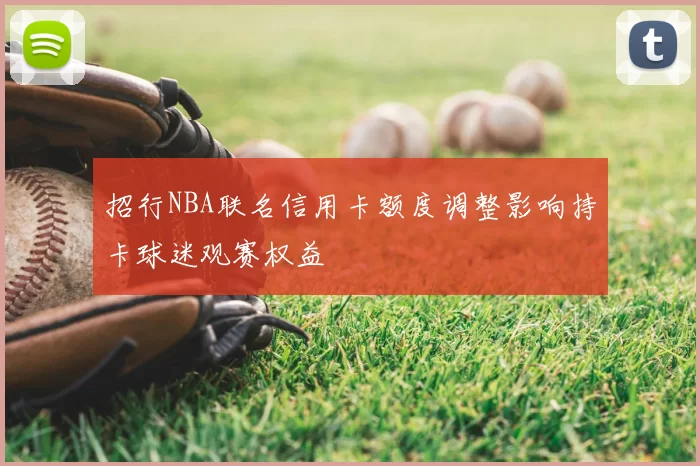招行NBA联名信用卡额度调整影响持卡球迷观赛权益