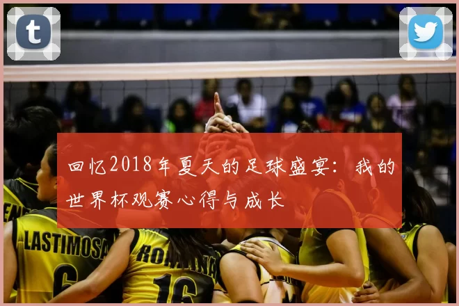 回忆2018年夏天的足球盛宴：我的世界杯观赛心得与成长