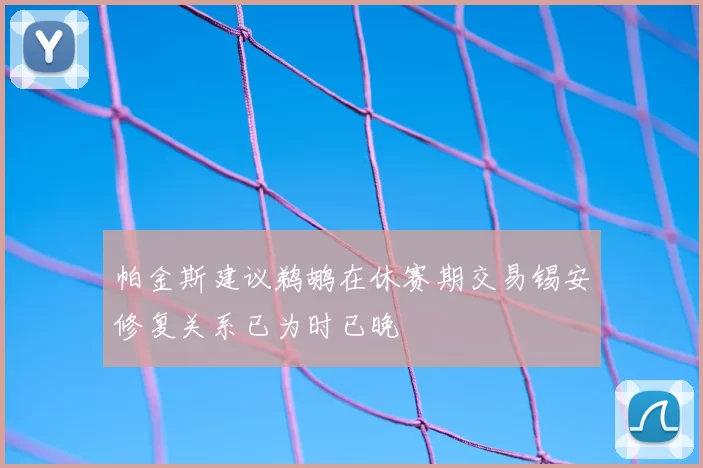 帕金斯建议鹈鹕在休赛期交易锡安修复关系已为时已晚